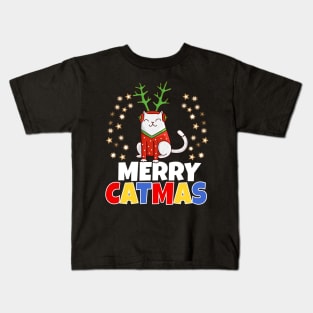 Merry Catmas Kids T-Shirt